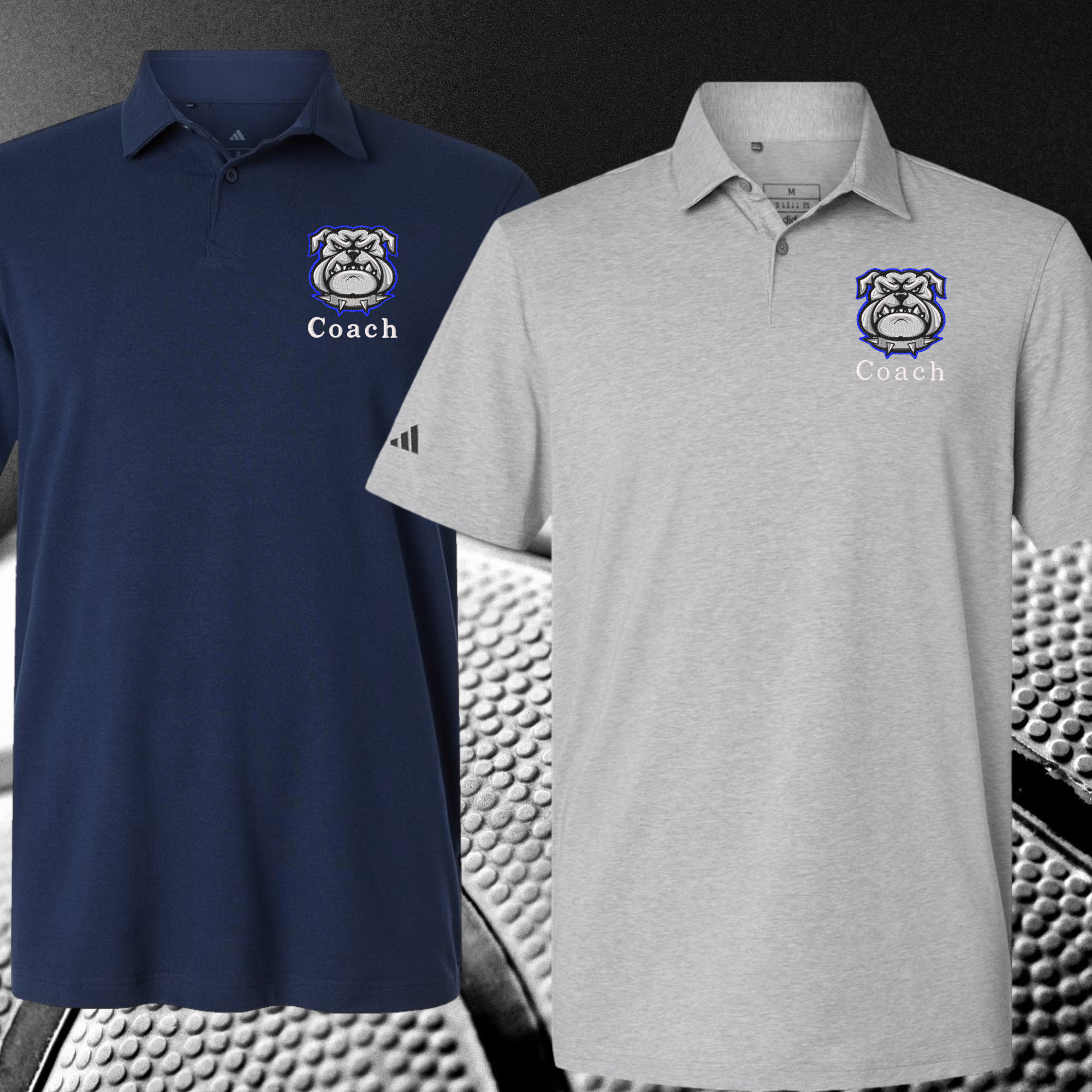 North Mason Coach Adidas Polo - Embroidered